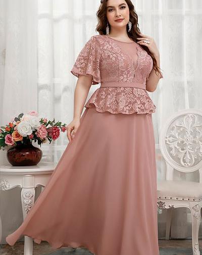 عکس مدلهای لباس مجلسی زنانه برای افراد چاق