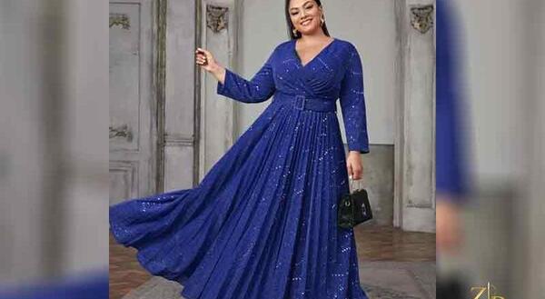 عکس لباس مجلسی زنانه مناسب افراد چاق