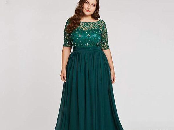 عکس مدل لباس مجلسی زنانه افراد چاق