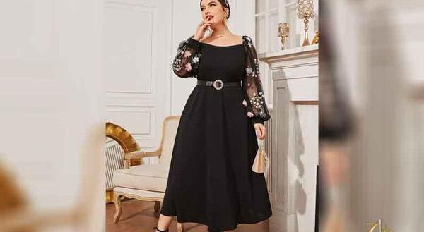 عکس مدل لباس مجلسی زنانه افراد چاق
