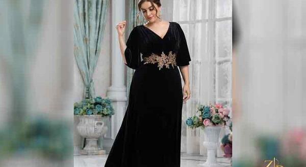 عکس مدل لباس مجلسی زنانه افراد چاق