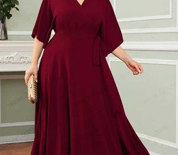 عکس لباس مجلسی زنانه شیک برای افراد چاق
