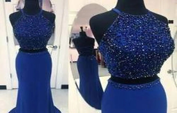 عکس لباس مجلسی زنانه رنگ ابی