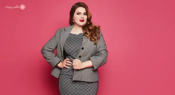 عکس لباس مجلسی زنانه بلند شیک جدید برای افراد چاق
