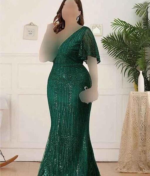 عکس لباس مجلسی زنانه بلند شیک جدید برای افراد چاق