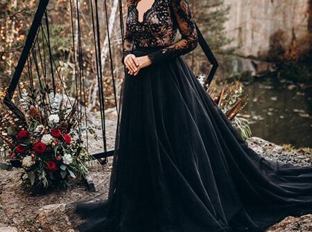 عکس لباس مجلسی زنانه برای عروسی مشکی