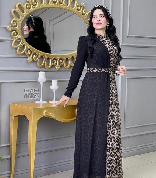عکس مدل لباس مجلسی زنانه بلند لمه