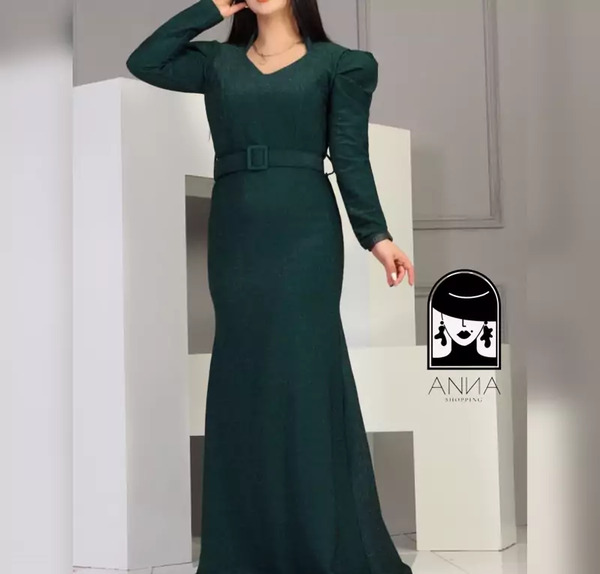 عکس مدل لباس مجلسی زنانه بلند لمه