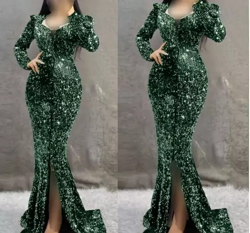 عکس مدل لباس مجلسی زنانه پولکی