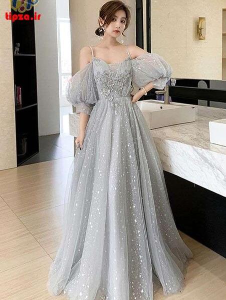 عکس مدل لباس مجلسی زنانه پرنسسی