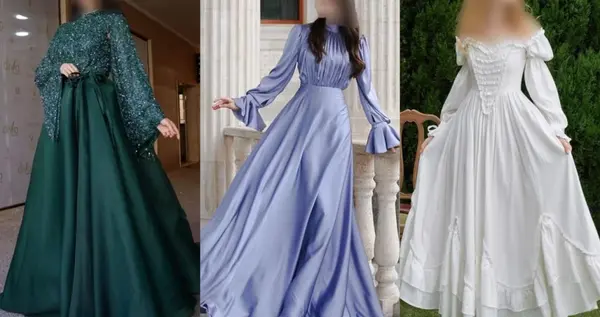 عکس مدل لباس مجلسی زنانه پرنسسی