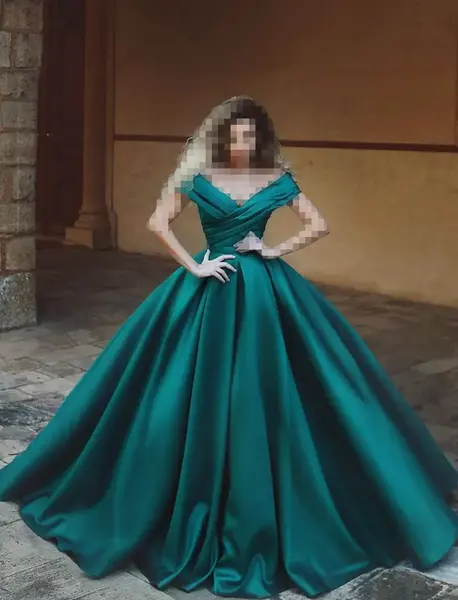 عکس لباس مجلسی پرنسسی زنانه بلند