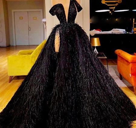 عکس لباس مجلسی پرنسسی زنانه کوتاه