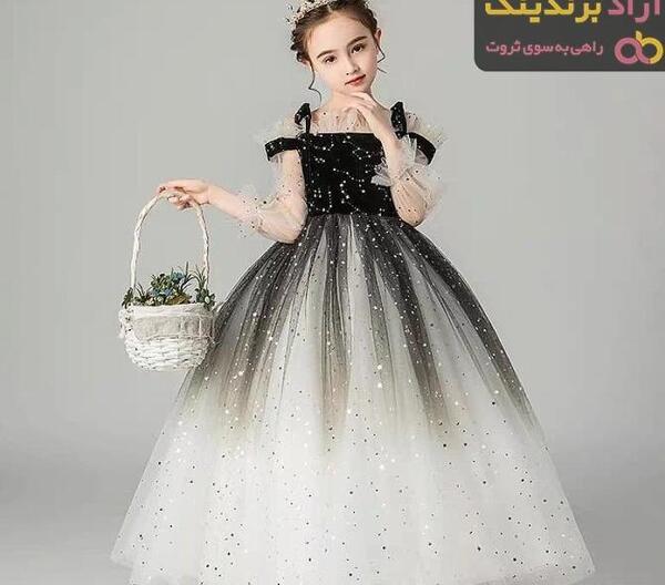 عکس لباس مجلسی زنانه پفی بلند