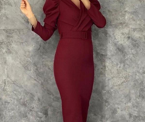 عکس لباس مجلسی زنانه تا زیر زانو