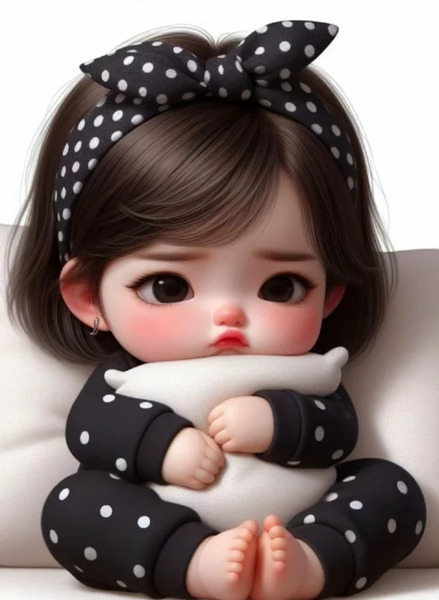 عکس پروف دخترونه عروسکی غمگین