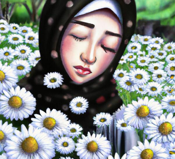 عکس پروف دخترونه گل بابونه