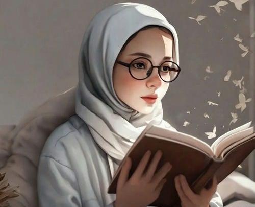 عکس پروف دخترونه با کتاب