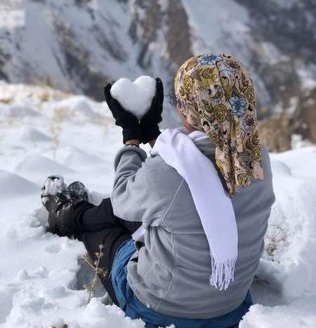 عکس پروف زمستانی دخترونه فیک