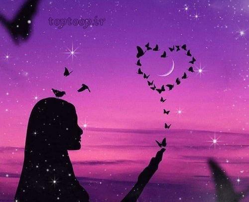 عکس پروف بنفش دخترانه
