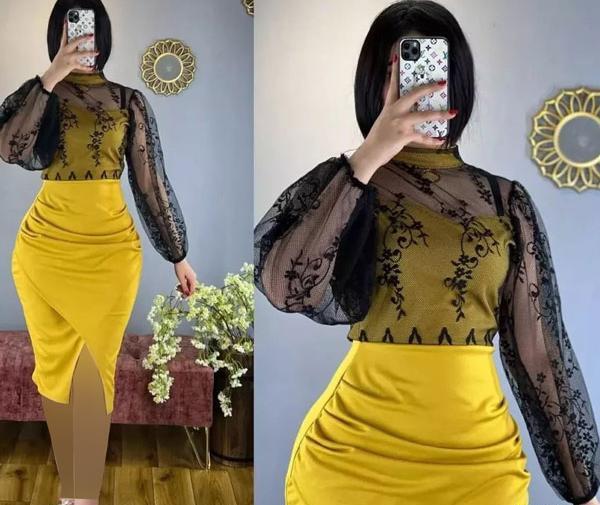 عکس لباس مجلسی زنانه برای عروسی کوتاه جدید