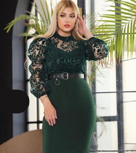 عکس لباس مجلسی زنانه چرمی