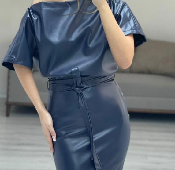 عکس لباس مجلسی زنانه چرمی