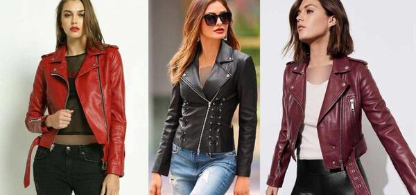 عکس لباس های مجلسی چرم زنانه