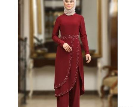 عکس خرید اینترنتی لباس مجلسی ترک زنانه سایز بزرگ