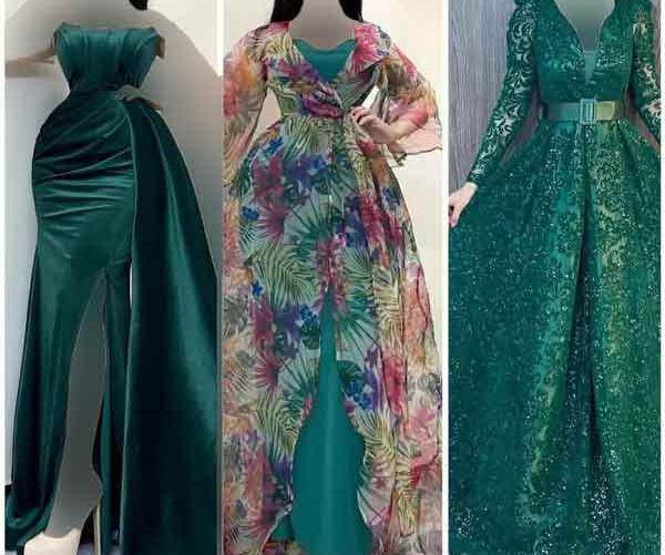 عکس خرید اینترنتی لباس مجلسی زنانه برای عروسی