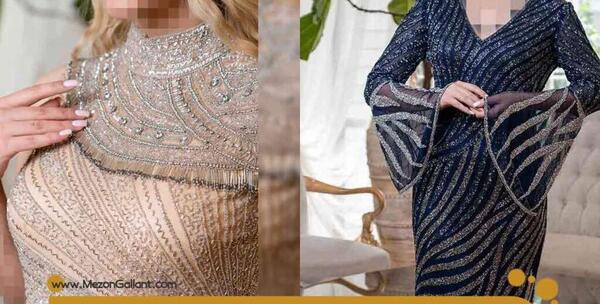 عکس خرید اینترنتی لباس مجلسی زنانه برای عروسی