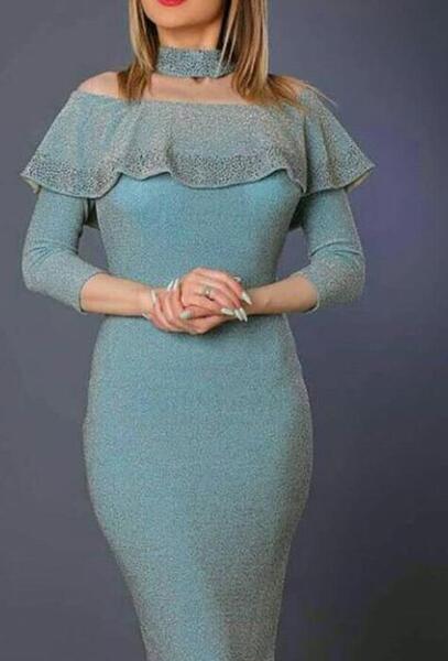 عکس لباس مجلسی زنانه ساده شیک