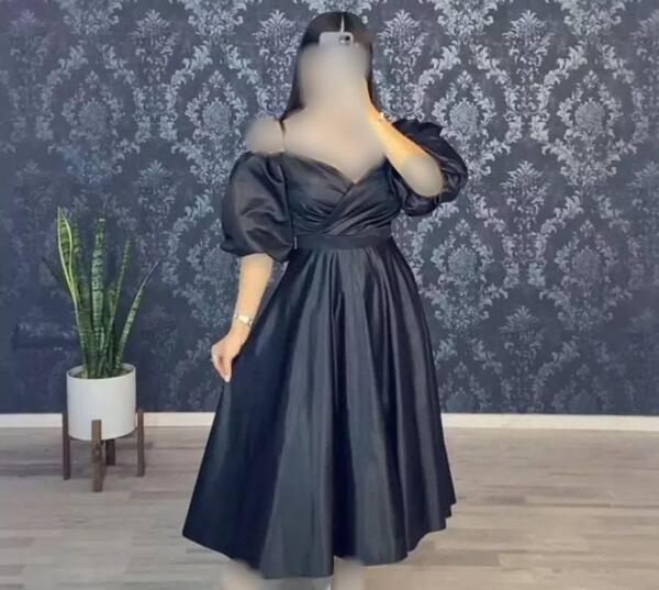 عکس مدل لباس مجلسی زنانه ساتن آمریکایی