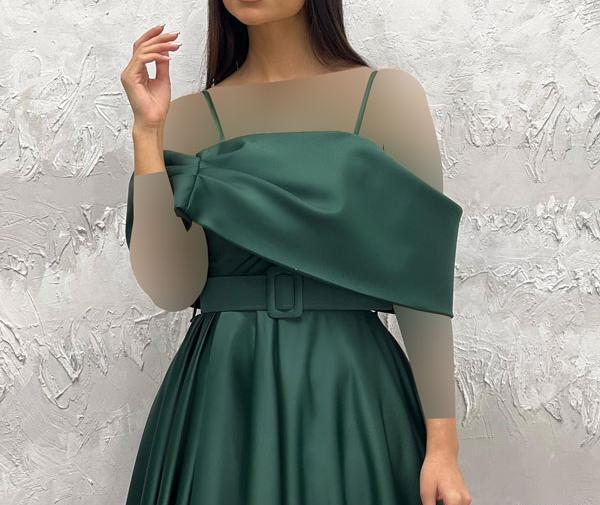 عکس مدل لباس مجلسی زنانه ساتن جدید