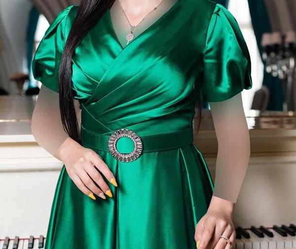 عکس لباس مجلسی زنانه با ساتن