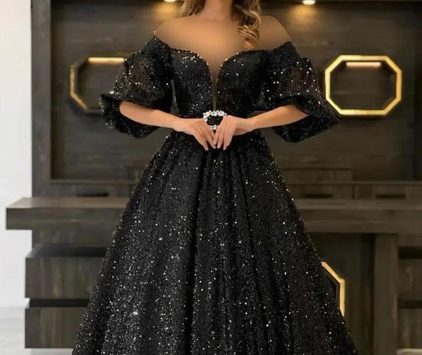 عکس لباس مجلسی زنانه عروسکی بلند