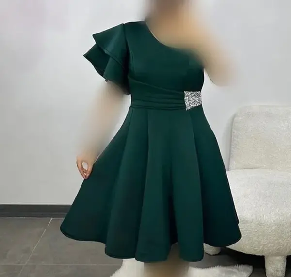 عکس لباس مجلسی زنانه عروسکی کوتاه