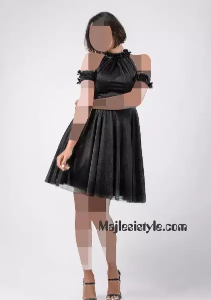 عکس لباس مجلسی زنانه عروسکی کوتاه