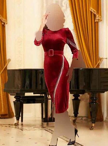 عکس مدل لباس مجلسی کوتاه ساده و شیک زنانه