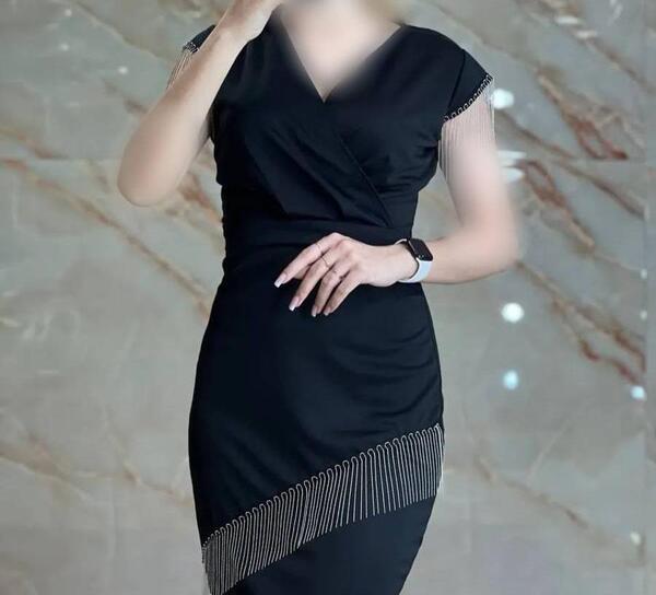 عکس مدل لباس مجلسی کوتاه ساده و شیک زنانه