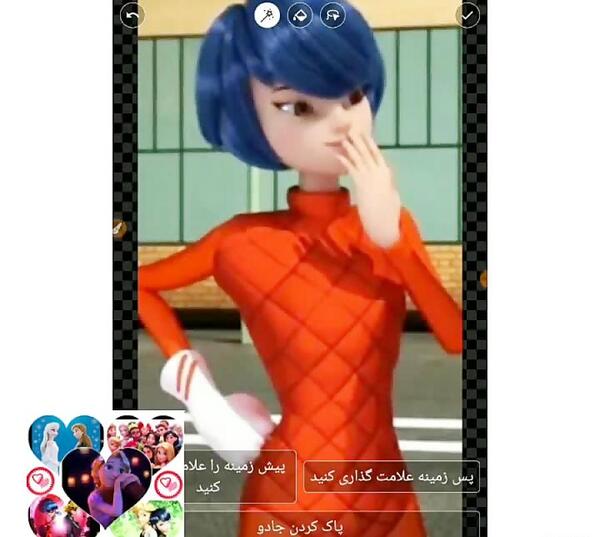 عکس ازدواج مرینت و لوکا