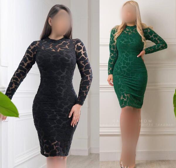 عکس لباس مجلسی کوتاه آستین دار شیک