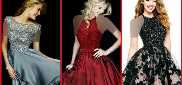 عکس لباس مجلسی دخترانه کوتاه بنفش