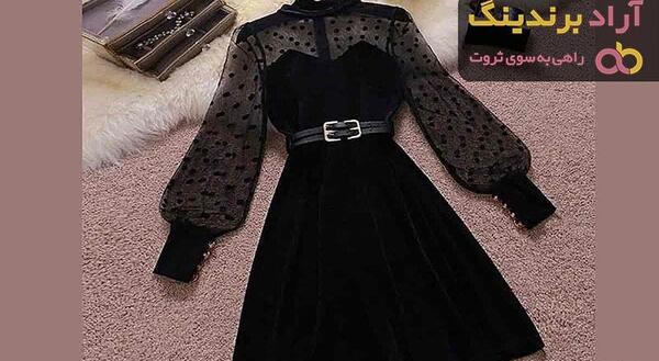 عکس لباس مجلسی کوتاه پوشیده دخترانه
