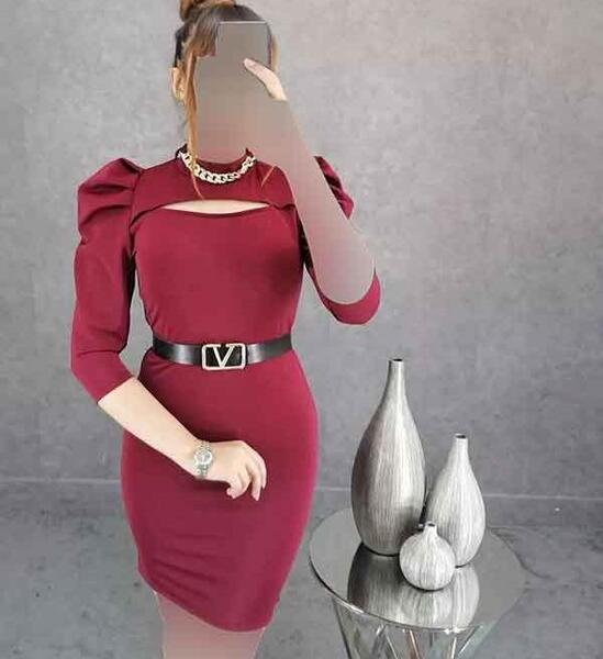 عکس لباس مجلسی کوتاه پوشیده دخترانه
