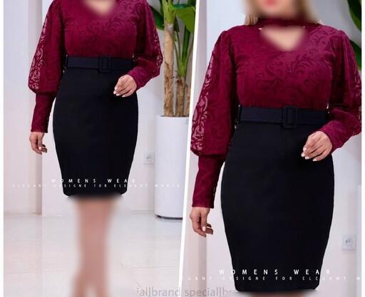 عکس لباس مجلسی کوتاه پوشیده زنانه