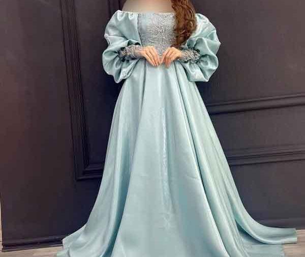 عکس لباس مجلسی پرنسسی کوتاه زنانه