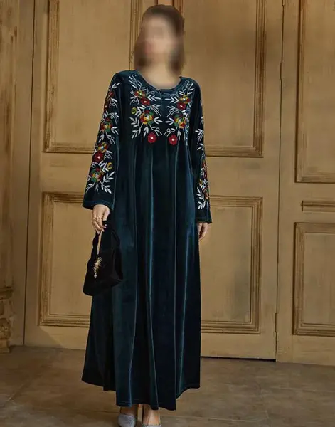 عکس لباس مجلسی مخمل ترکیه کوتاه