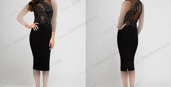 عکس لباس مجلسی کوتاه مدل خمره ای