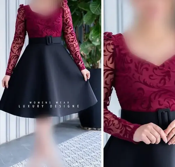 عکس سایت خرید لباس مجلسی کوتاه
